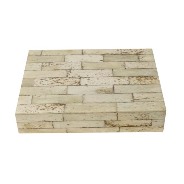 1970s Maitland Smith Mother of Pearl Box For Sale - Image 10 of 10