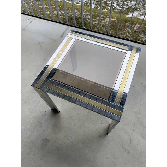 Gold Side Table from Banci Firenze, 1970s For Sale - Image 8 of 11