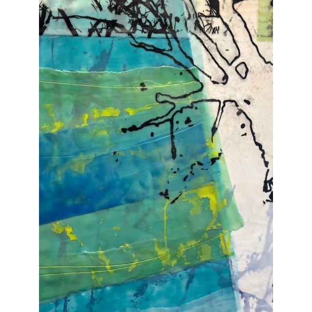 Contemporary Contemporary Tree Diptych Encaustic Painting by Jane Michalski For Sale - Image 3 of 4