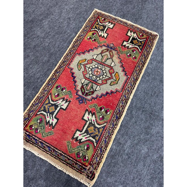 Early 21st Century Turkish Yastik Rug 1'8" x 3'4" For Sale - Image 5 of 5
