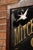 Wood Early Reverse on Glass Gold Leaf Painted Mitchell's Cigarettes Sign For Sale - Image 7 of 9