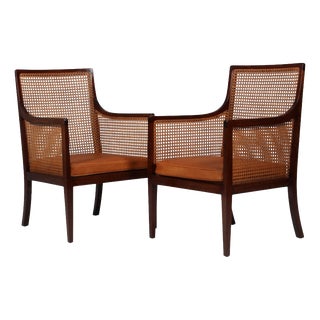 Vintage Chairs in Mahogany by Ole Wanscher, 1930s, Set of 2 For Sale