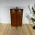 Mid-Century Modern Teak Corner Cabinet with Doors