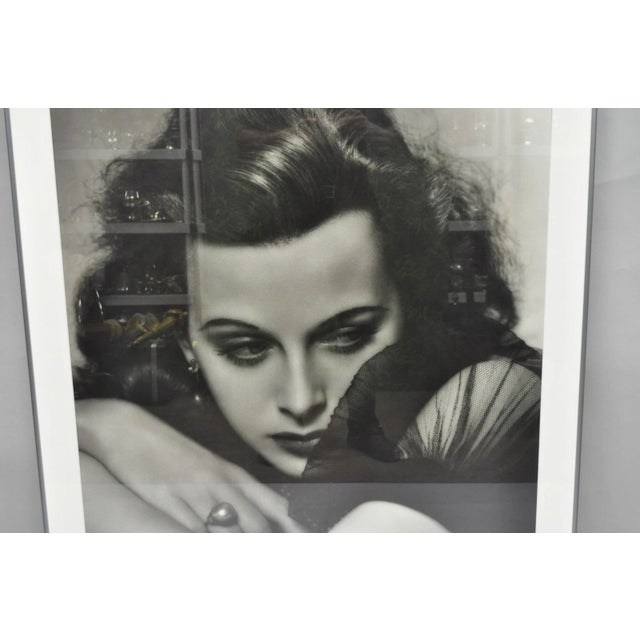 Hedy Lamarr George Hurrell 1930s Photograph 48x36 Gelatin Silver Print 23/50 For Sale - Image 4 of 14