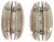 Italian Murano Glass & Chrome Sconces by Veca, 1970s, Set of 2 For Sale