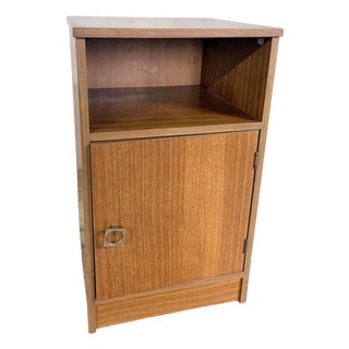 Mid-Century Modern Bedside Cabinet in Teak For Sale
