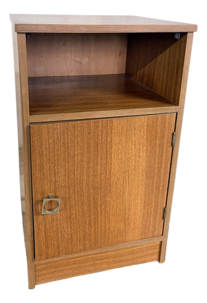 Mid-Century Modern Bedside Cabinet in Teak