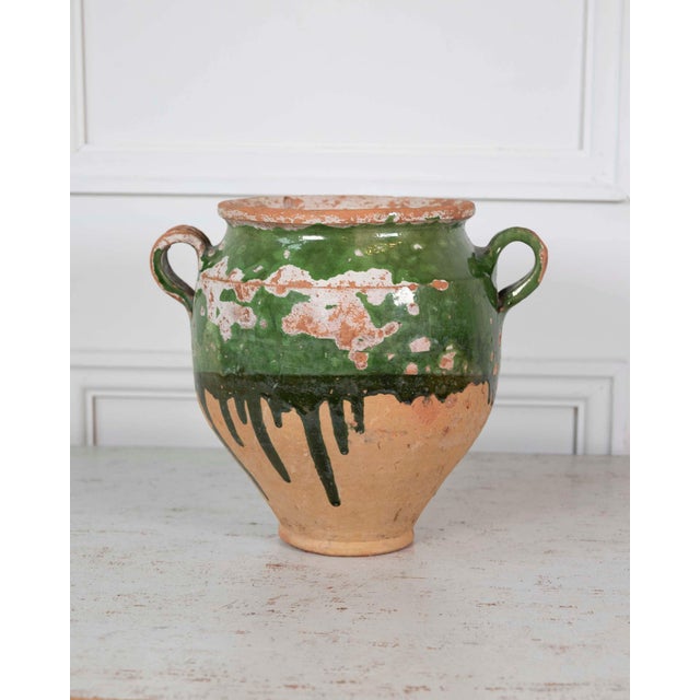 French 19th Century Green-Glaze Confit Pot For Sale In Atlanta - Image 6 of 10