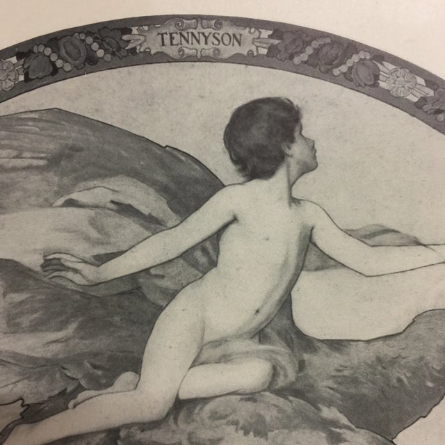 1902 Library of Congress Mural Paintings Print For Sale In New York - Image 6 of 7