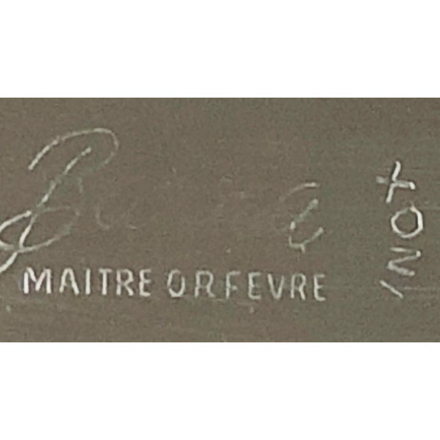 Vintage Guy Degrenne French Silver Plated Flatware, Set of 37 For Sale - Image 10 of 13