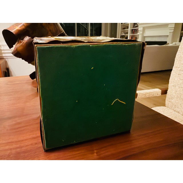 Large 26” Vintage Brutalist Tabletop Sculpture by Frank Tenaglia, Signed 1973 Mixed Metal Ribbon Art For Sale - Image 13 of 13