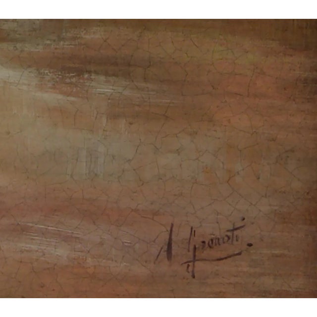 Angelo Granati, In the Parlor, Italy, Oil on Canvas, Framed For Sale - Image 3 of 4