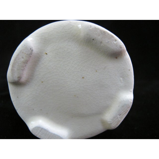 Vintage Weller Creamware Ethel Art Deco Cameo Portrait 6" Vase For Sale In Portland, OR - Image 6 of 8