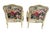 French Louis XVI Style Floral Chintz Upholstered Century Furniture Chairs - A Set of 2 For Sale - Image 3 of 11