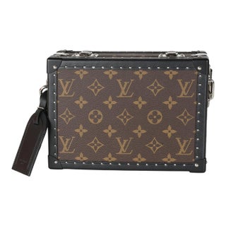 Monogram Macassar Canvas Clutch Box For Sale