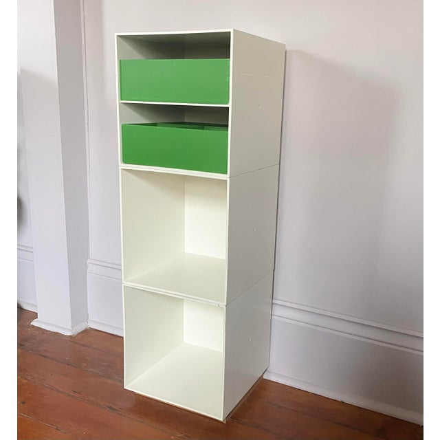 Mid 20th Century Set of 20 Palaset Cubes Vintage 1970's Modular Storage Unit, Finland, Incl Drawers For Sale - Image 5 of 14