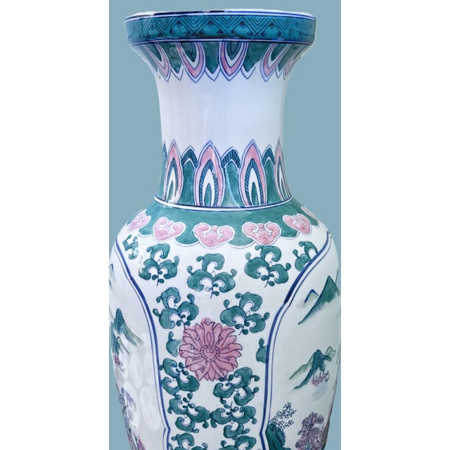 Mid 20th Century Chinese Floor Vase - 2 Feet Tall For Sale - Image 5 of 11