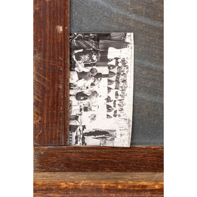 Late 20th Century Double-Sided Chalkboard With Chalk Drawings For Sale - Image 4 of 6