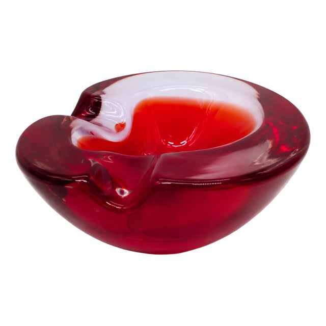 Murano Glass Ashtray from Seguso Murano, Italy, 1960 For Sale
