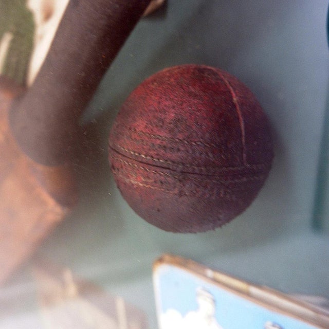 Glass Display Case of Cricket Collectibles For Sale - Image 7 of 15