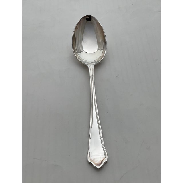 1980s Dessert Spoon & Fork, Du Barry - Set of 12 For Sale - Image 13 of 18