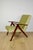 Wood B-310 Var Armchair in Green Olive Velvet, 1970s For Sale - Image 7 of 8