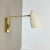 Article: brass theatre wall light Origin: Italy Age: 1950s This modernist light was produced in Italy in the 1950s in...