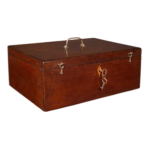 1850s Victorian Antique Travelling Jewellery Salesman's Box, English Carry Case