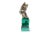 Gemstone An Exquisite French Silver and Malachite Bust of Napoleon, by Emile Pinedo For Sale - Image 7 of 9