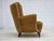 Wood Danish Relax Chair in Honey Yellow Furniture Velour, 1960s For Sale - Image 7 of 18