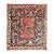Antique Persian Bakhtiati Hand-Knotted Rug. 4'x 4'3" For Sale