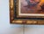1980s Vintage Chinese Junk Boats Sunset Oil Painting Signed Young Asian Seascape Frame For Sale - Image 5 of 11