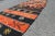 Black 1960s Rustic Hand Knotted Striped Runner Rug For Sale - Image 8 of 11