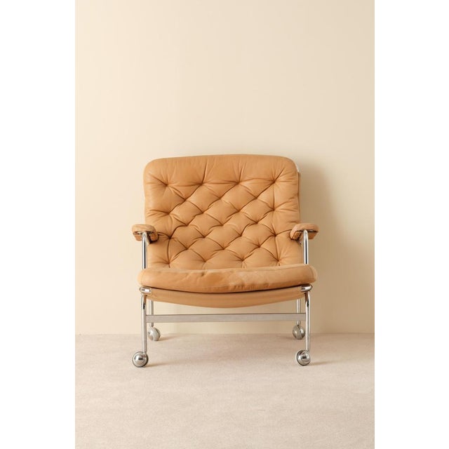 1970s Karin Easy Chairs by Bruno Mathsson, 1978, Set of 2 For Sale - Image 5 of 10