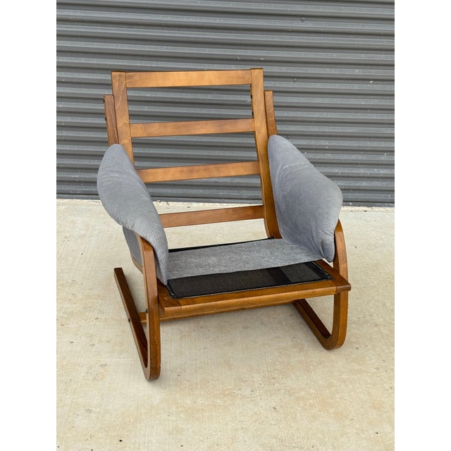 C. 1970s Mid Century Danish Modern Stouby Polster Cantilever Lounge Chair For Sale - Image 9 of 11
