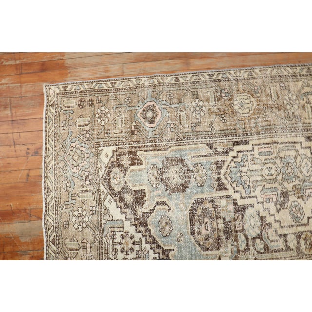 An antique Persian Malayer rug from the 1st quarter of the 20th Century 3'11'' x 6'10''.