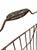 Vintage Mid Century Wire Magazine Rack With Wrapped Handle For Sale In San Diego - Image 6 of 7