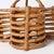 French Riviera Bottle Rack in Curved Bamboo and Wicker, Italy, 1970s For Sale - Image 9 of 11