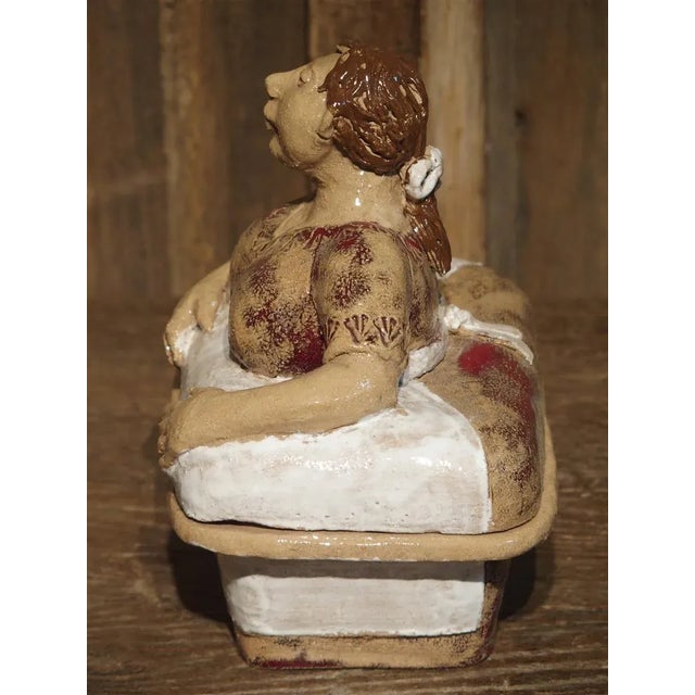 French Painted Baking Terrine From Provence For Sale - Image 4 of 10