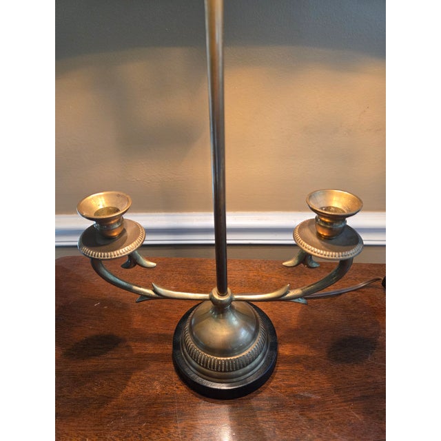 Vintage Chapman Brass Bouillotte Lamp For Sale - Image 9 of 10