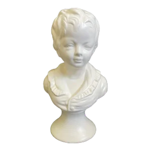 Ceramic Bust of Alexandre Brongniart After Jean-Antoine Houdon