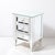 Hollywood Regency Pair of Hollywood Regency Style Custom Mirrored Nightstands With Three Drawers For Sale - Image 3 of 11