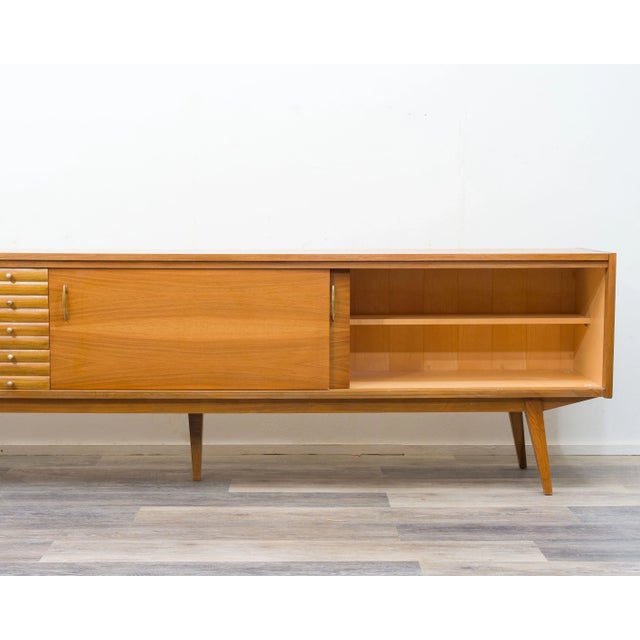 Vintage Sideboard in Walnut, 1950s For Sale - Image 9 of 15