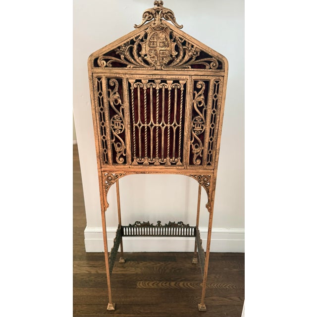 Rare Antique Oscar Bach Gilt Bronze Mailbox Telephone Table For Sale In New York - Image 6 of 9