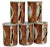 African Lynn Chase African Portraits 24k Trim Coffee Mugs- Set of 5 For Sale - Image 3 of 8