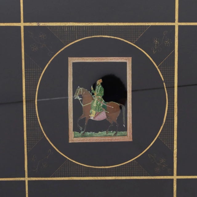 Anglo Indian Pair of Watercolors of Men on Horses For Sale In West Palm - Image 6 of 7