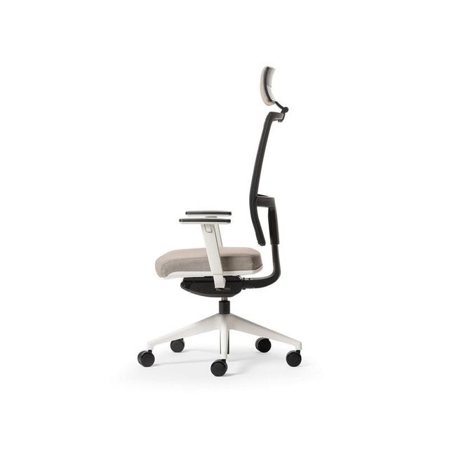 Honey Up High Backrest Managerial Armchair by Quinti Sedute For Sale - Image 6 of 9