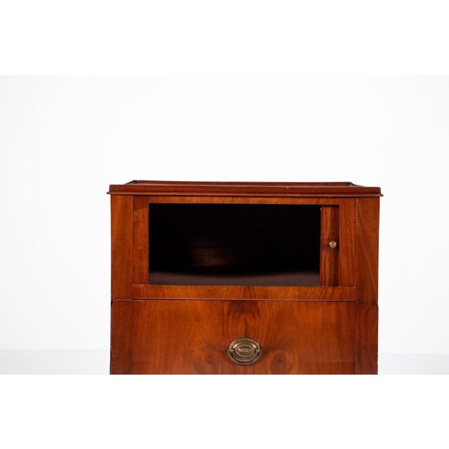Antique Nightstand with Roller Door, 19th Century For Sale - Image 12 of 16
