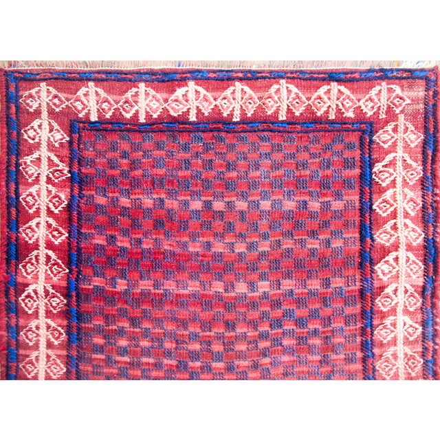 Vintage Persian Turkman Runner For Sale - Image 10 of 14