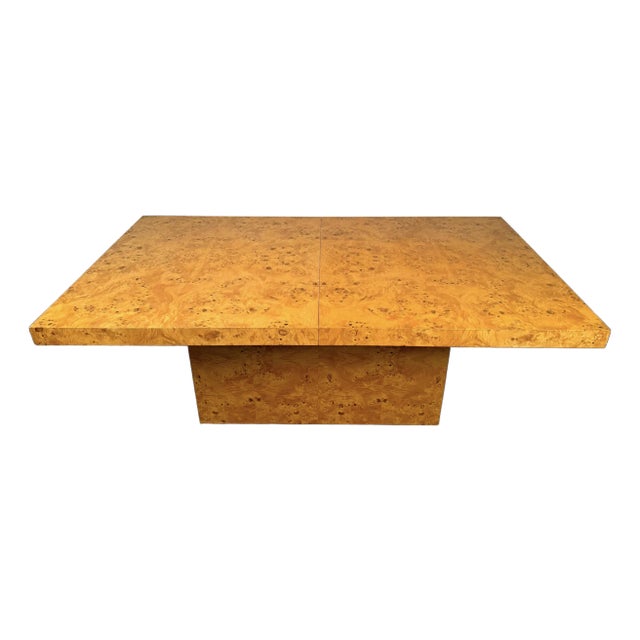 Mid-Century Burl Wood Dining Table by Arthur Umanoff for Dillingham For Sale